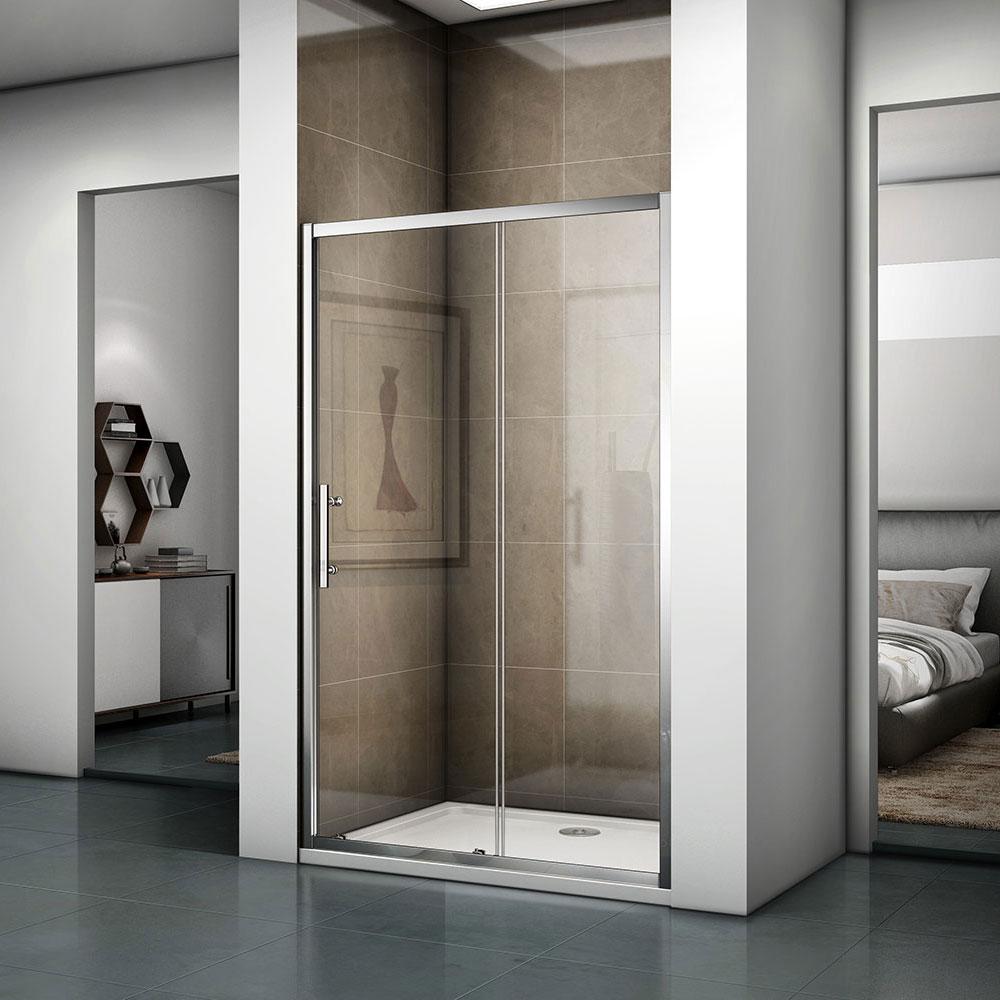 AICA Sliding Shower Enclosure Frameless Sliding Glass door