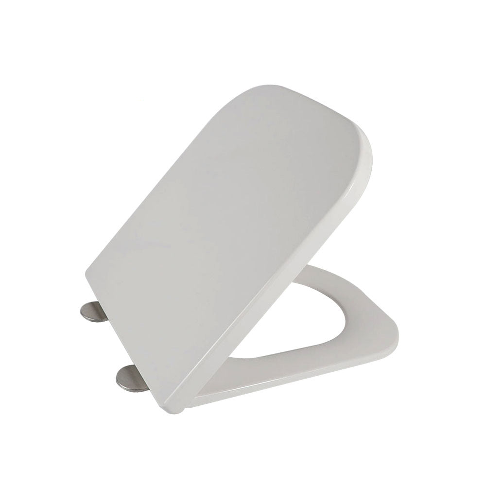 AICA Bathroom Rimless Wall Hung Toilet Soft Close Seat (UF) Pan WC