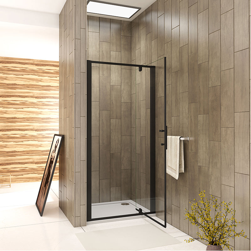 AICA Black Pivot Shower Door 760x1850mm,bathroom Enclosure pivot,shower pivot