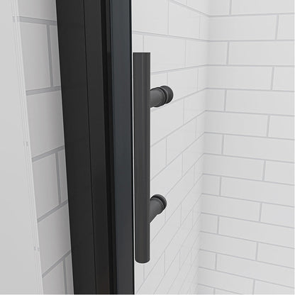 Black Pivot Enclosure, 900x1850mm AICA Shower Door
