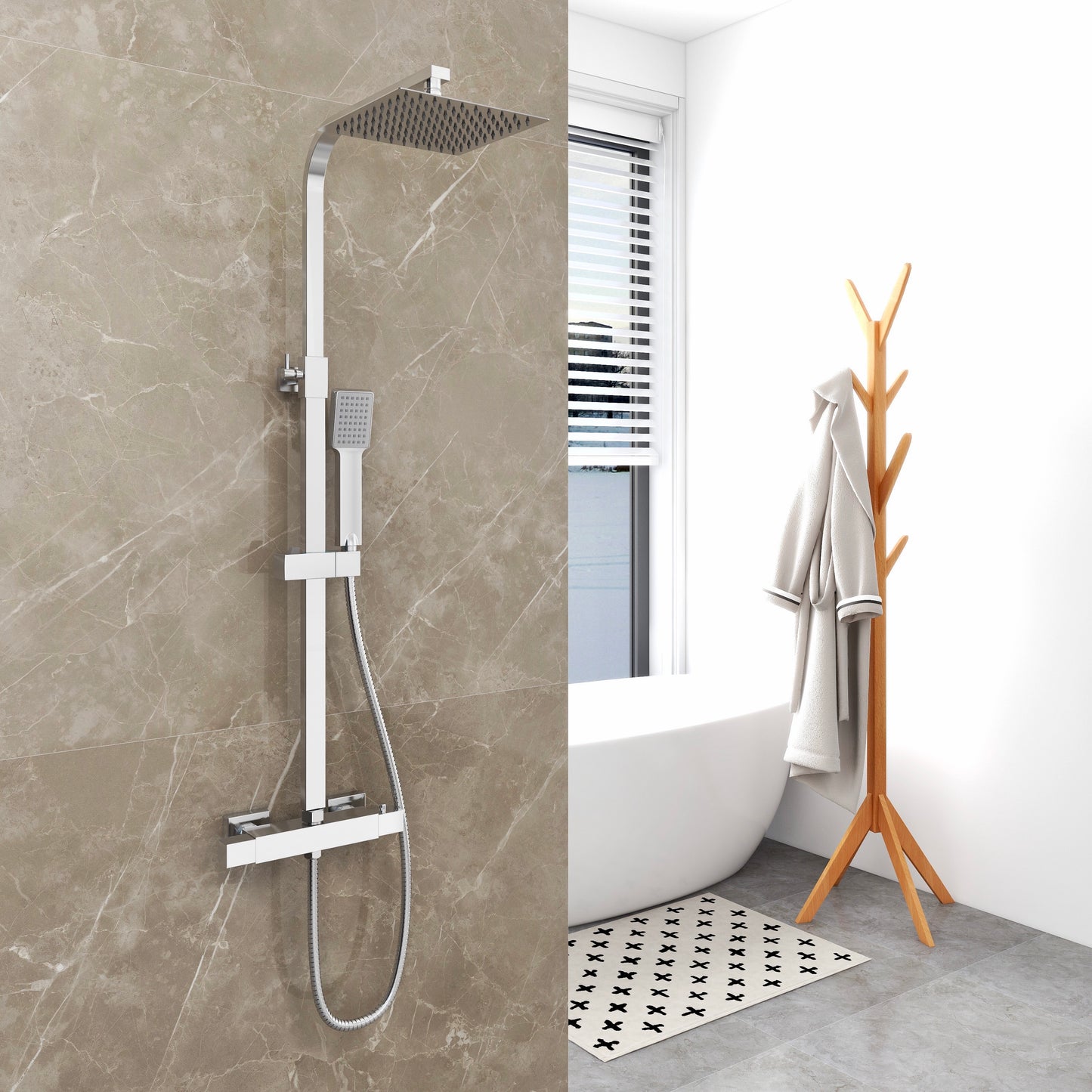 AICA THERMOSTATIC SHOWER SET