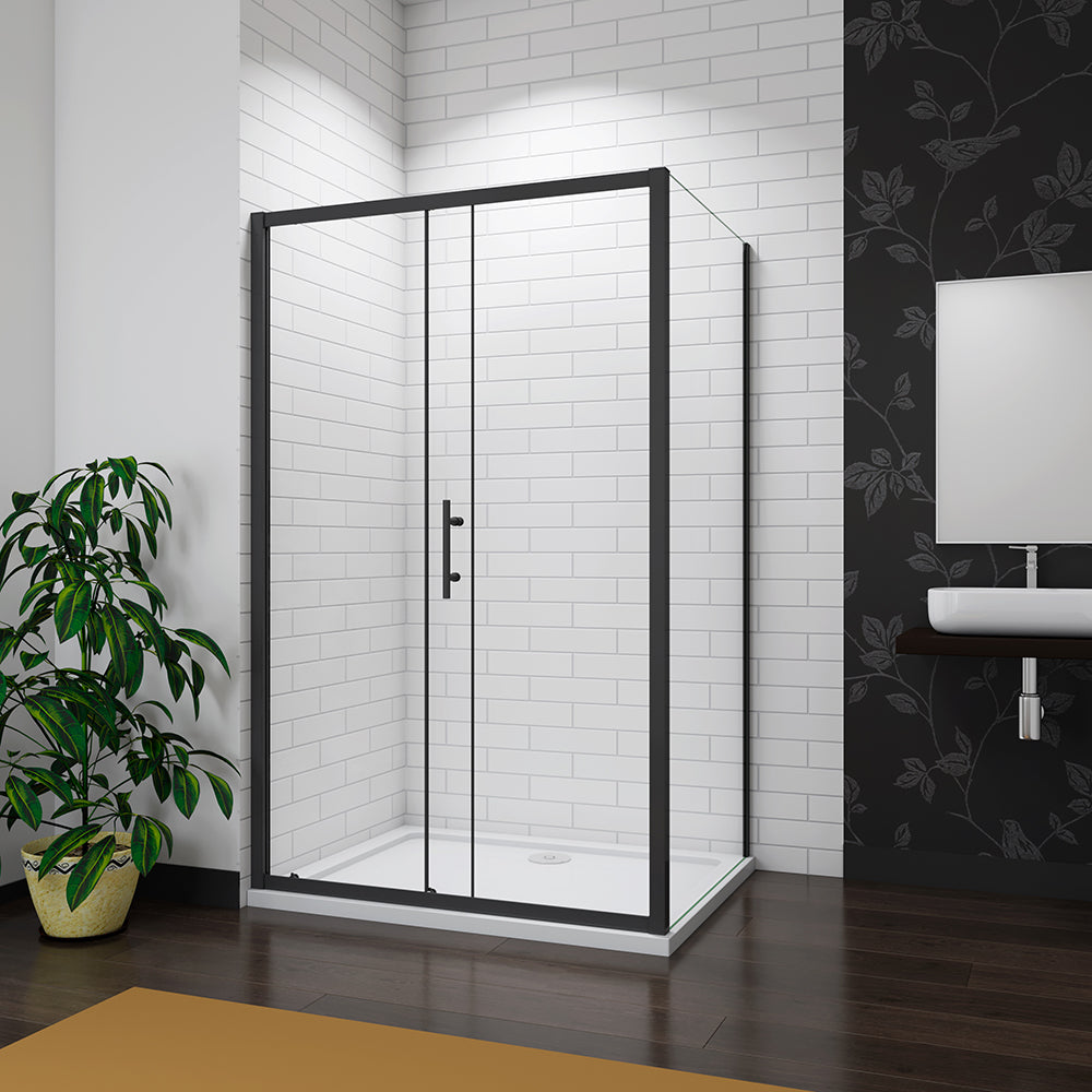 AICA Shower Sliding Enclosure 120cm shower door
