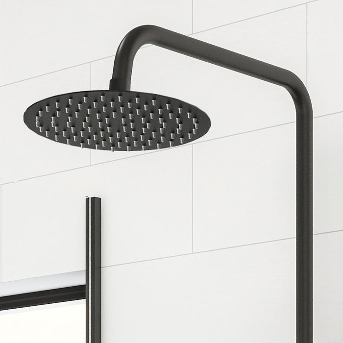 AICA Bathroom Stainless Steel Top Spray Thermostatic Shower Set Mixer 61H