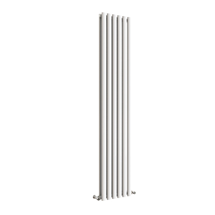 Oval Column White & Anthracite & Black Tall Vertical Central Heating Radiator