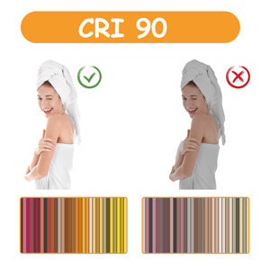 AICA Wall Mounted Bathroom LED Mirror Anti-Fog/ Rectangular Touch Sensor