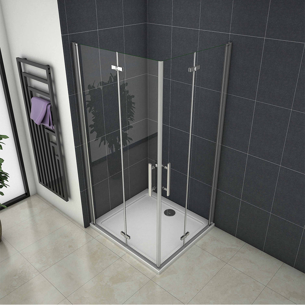 700-1000mm Frameless Pivot Hinge Shower Enclosure
