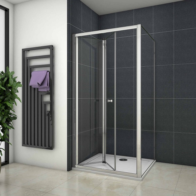 AICA bi fold shower Door bathroom rectangle enclosures 190