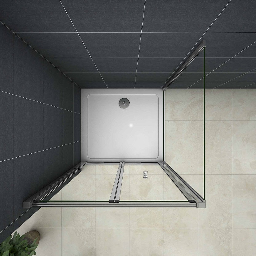 AICA bi fold shower Door bathroom rectangle enclosures 190