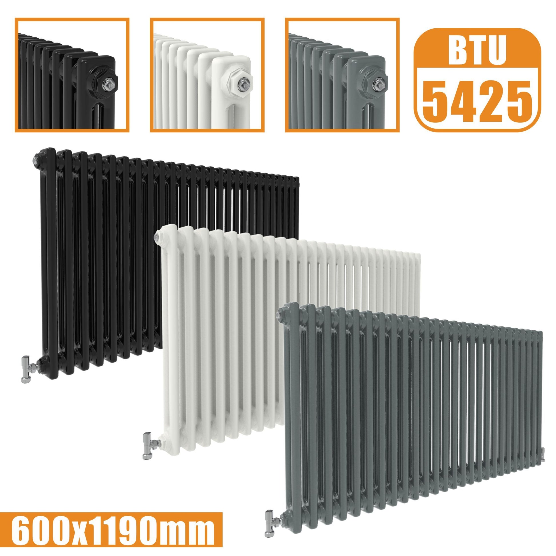 Shop For Aica Cast Iron Style Horizontal Traditional 2&3 Columns Radiator