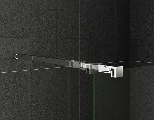 AICA Walk in Shower Screen Easy Clean Glass 185/195/200cm