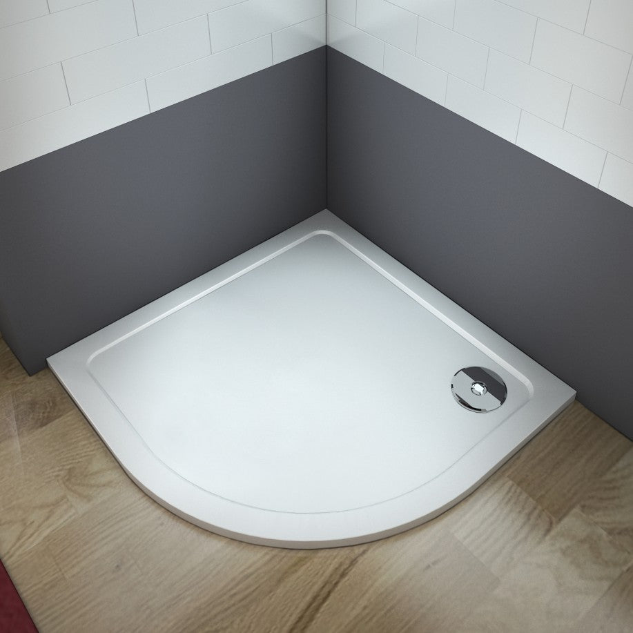 New Quadrant Stone Tray 30mm Height Walk in Shower