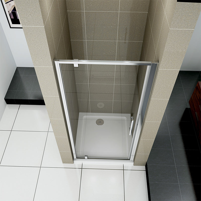 Pivot Shower Enclosure 185CM Door Side Panel Stone tray