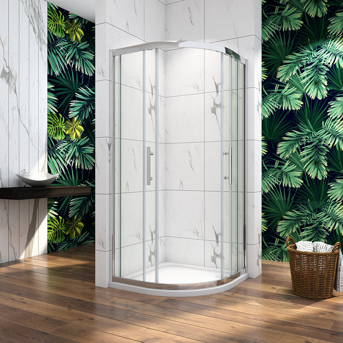 AICA-bathrooms-800x800mm-Quadrant-Shower-Door-3