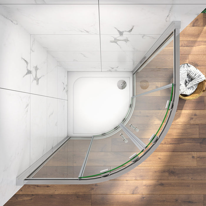 AICA-bathrooms-800x800mm-Quadrant-Shower-Door-4