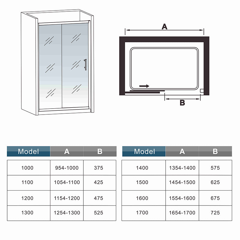 AICA shower enclosure shower door