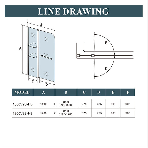 AICA shower enclosure shower door