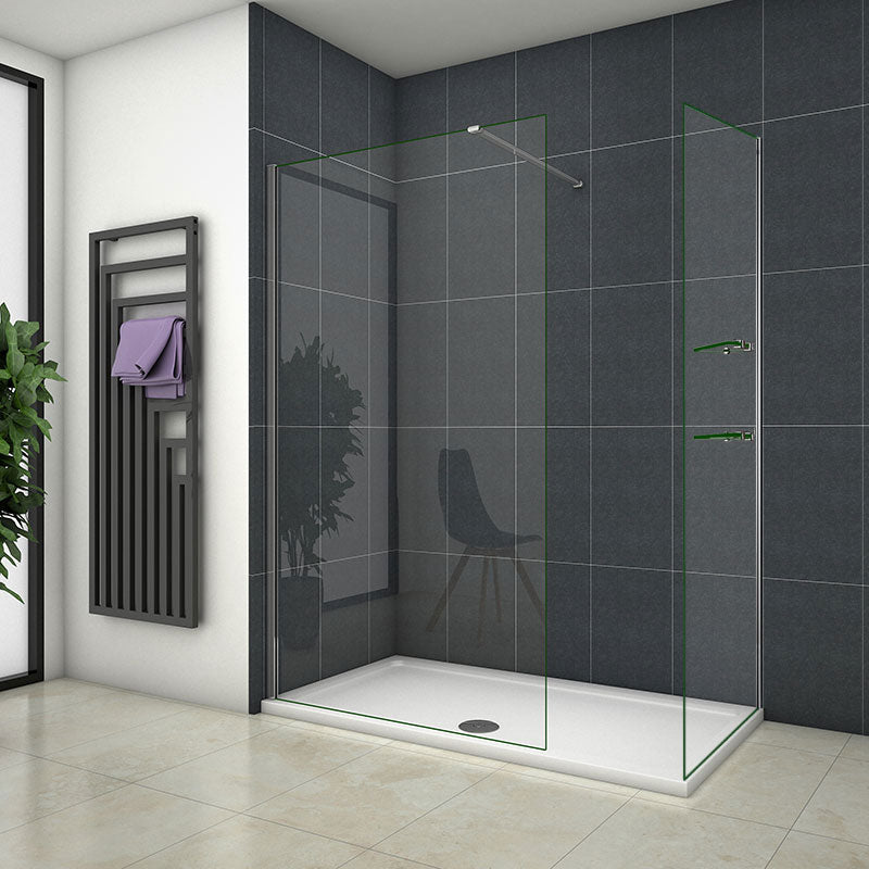 70-120cm x 185cm Walk in shower screen EasyClean