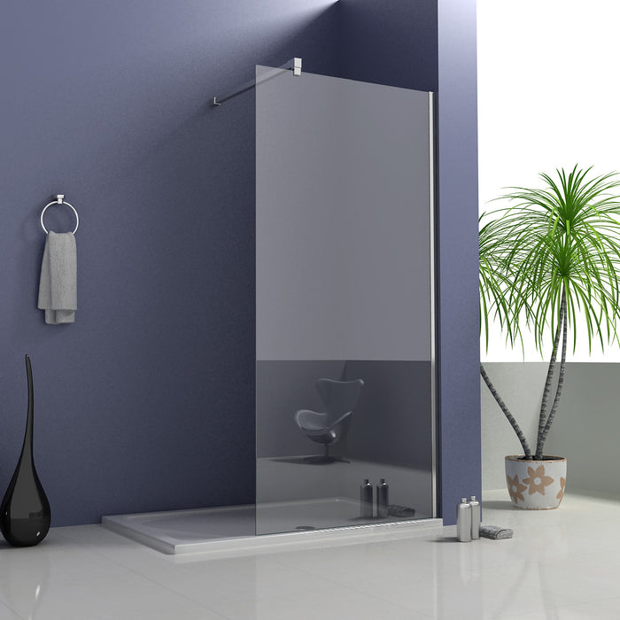 Walk in Wet Room Shower screen, 8mm NANO Glass,700-1400x1950