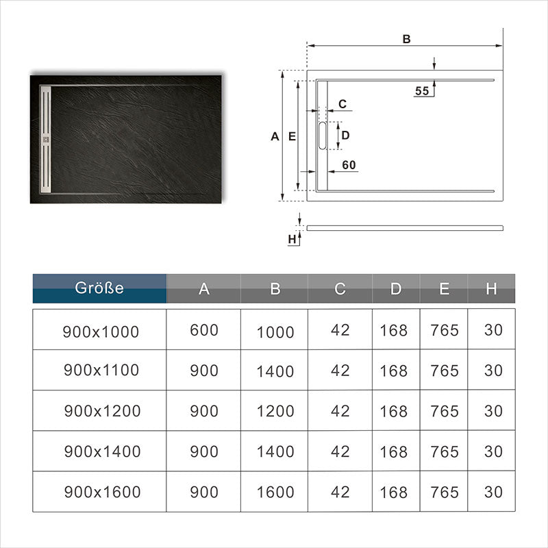 AICA shower enclosure shower door