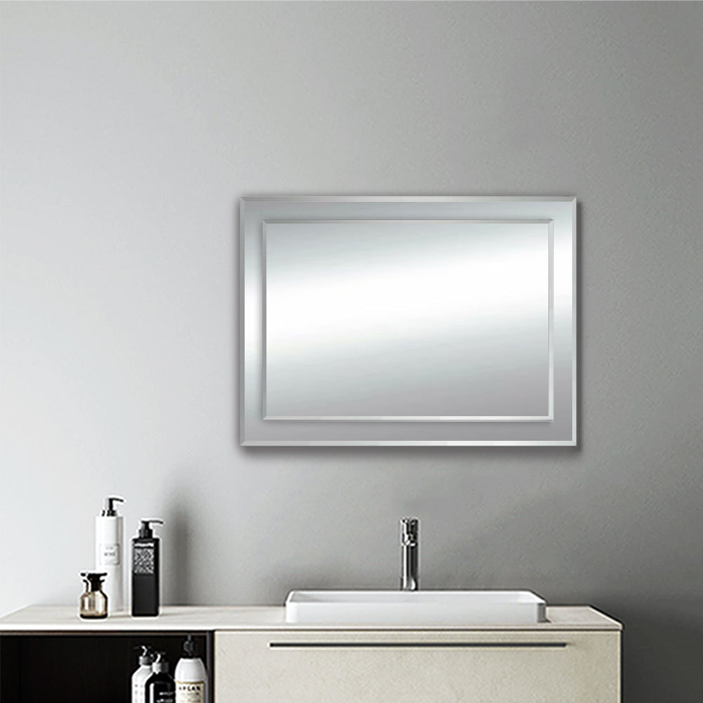 Rectangular Bathroom Mirrors Bevelled Designer Bathroom Wall Mounted