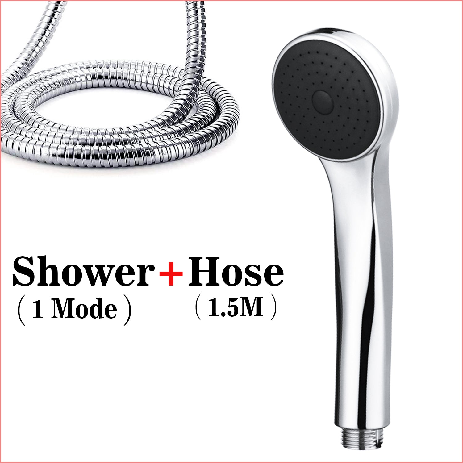 AICA Shower Head And Hose Square Round Overhead,Hand Shower,Hose,Spray