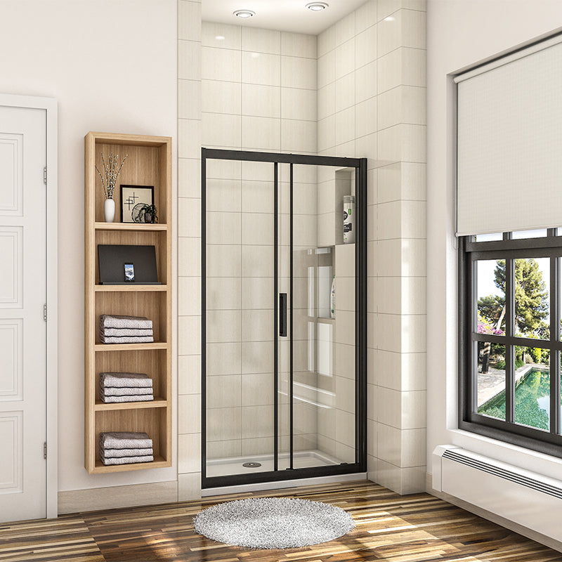 Sliding Shower Enclosure NANO Glass door & shower tray NUS