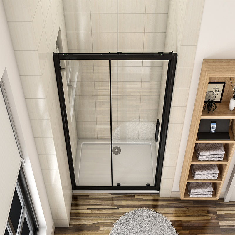 Sliding Shower Enclosure NANO Glass door & shower tray NUS