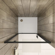 Bathroom Cubicle, Black Pivot Shower Door,bath pivot Enclosure,AICA Shower