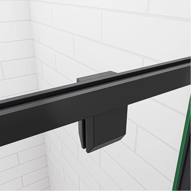 AICA Black Pivot 760mm Shower Door, bathroom pivot shower Enclosure