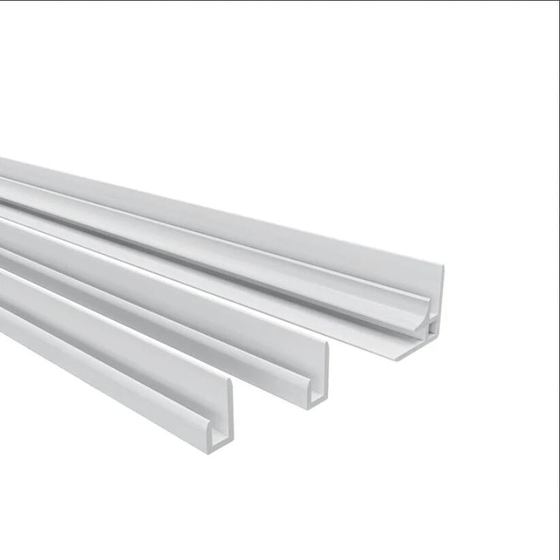 AICA Bathroom Wet Wall Cladding Aluminum Shower Large Wall Panel 2 pcs