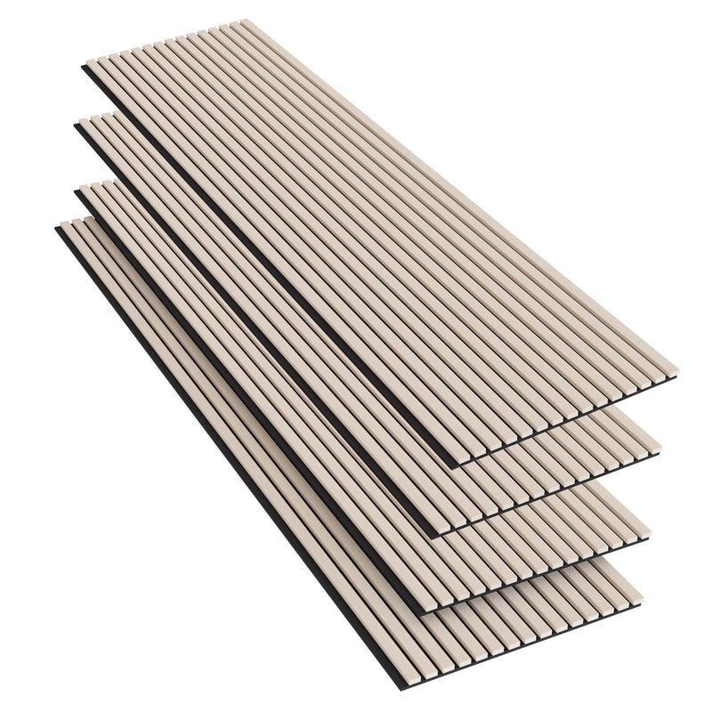 AICA Acoustic Decorative Wall Panels Wood Veneer MDF Sound Proofing 120/240x60cm
