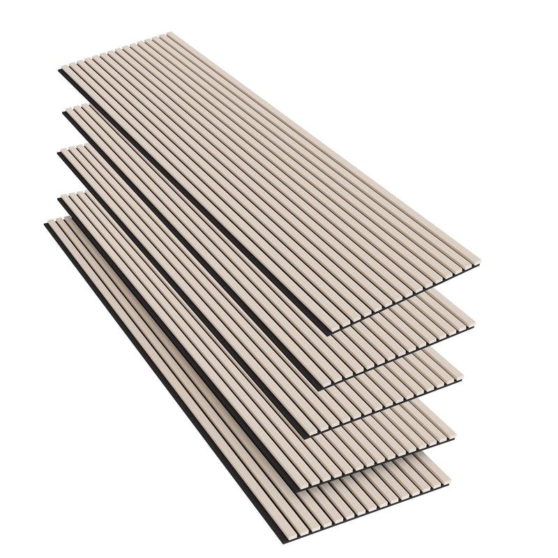 AICA Acoustic Decorative Wall Panels Wood Veneer MDF Sound Proofing 120/240x60cm
