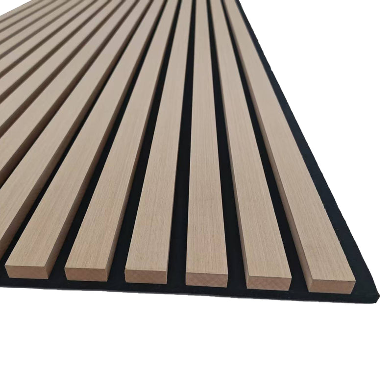 AICA Acoustic Decorative Wall Panels Wood Veneer MDF Sound Proofing 120/240x60cm
