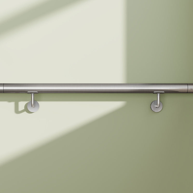 AICA Stair Steps 304 Stainless Steel Handrail for Wall Mount Pipe Stair Handrail
