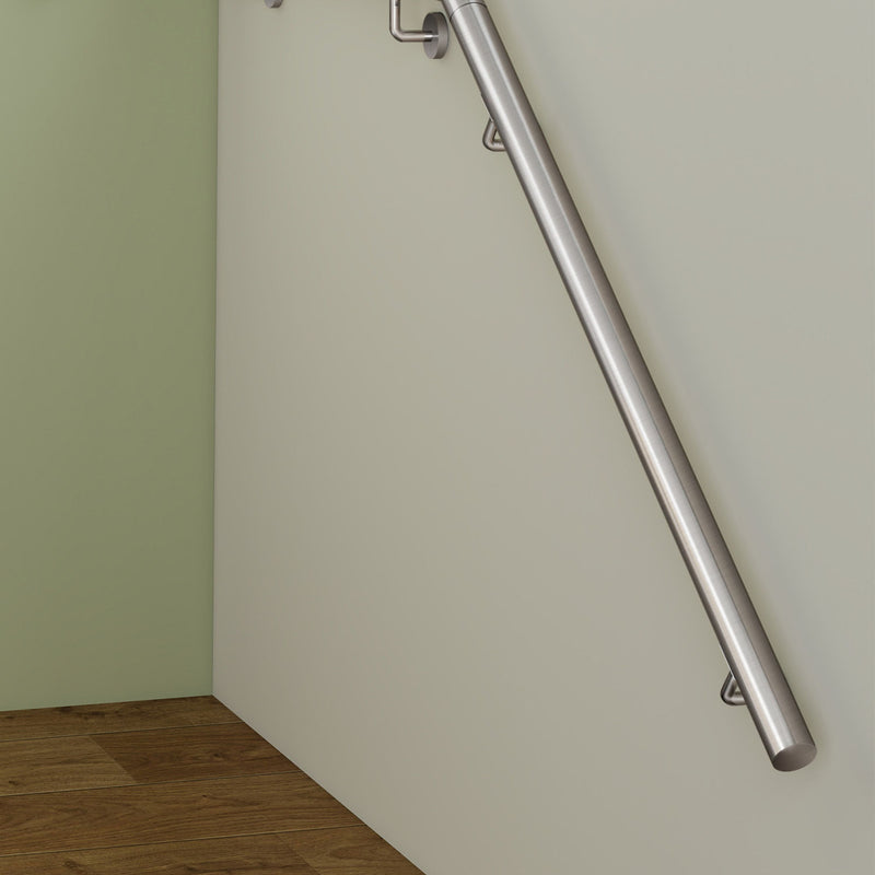 AICA Stair Steps 304 Stainless Steel Handrail for Wall Mount Pipe Stair Handrail
