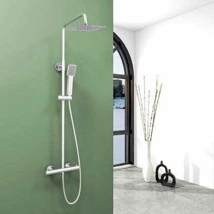 AICA square thermostatic shower