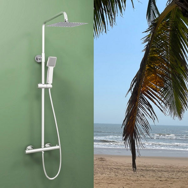 AICA ( 800x1160cm）Bathroom Thermostatic Shower With Adjustable 8 Inch 
