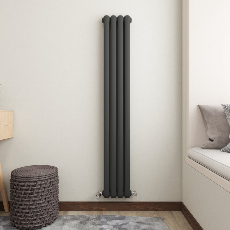 AICA Horizontal Round Tube Designer Central Heating Radiator