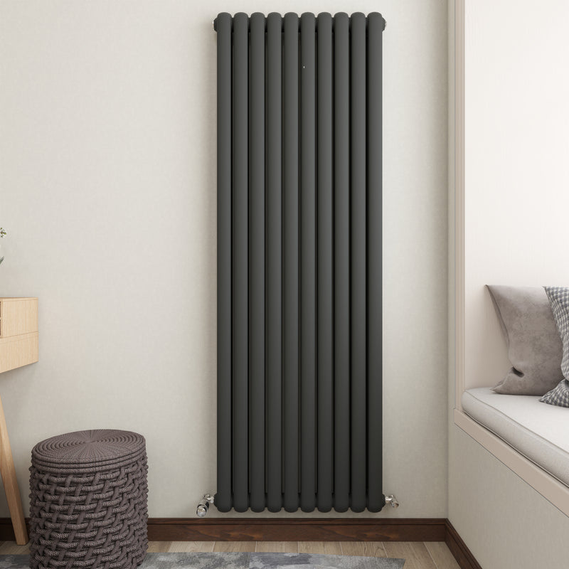 AICA Horizontal Round Tube Designer Central Heating Radiator