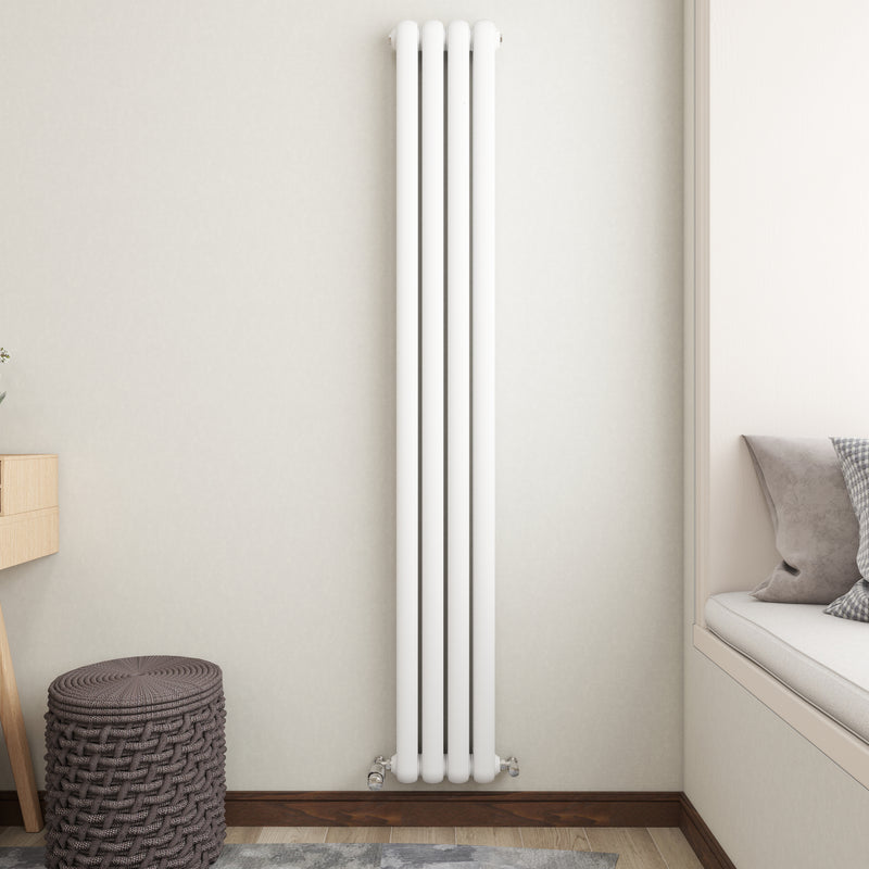 AICA Horizontal Round Tube Designer Central Heating Radiator