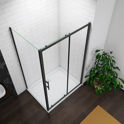 AICA-Bathrooms-140cm-Shower-Sliding-Enclosure-Glass-Cubicle-4