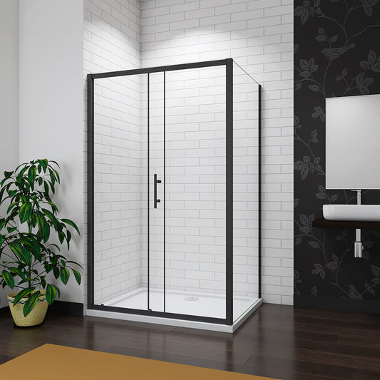 AICA-Bathroom-Shower-Sliding-Enclosure-black-1