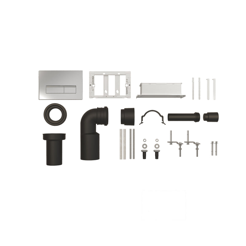 X-U-102-S Aica concealed toilet cistern frame set