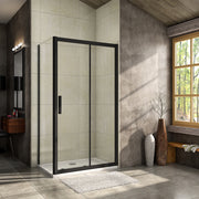 AICA-NANO-Glass-Door-Panel-170x76CM-Black-sliding-shower-Enclosure-1