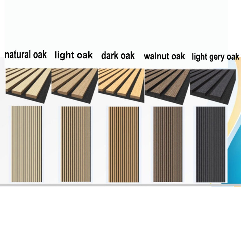AICA Decorative Acoustic Wall Panels Wood Veneer MDF Sound Proofing 600/1200/2400x600(mm)