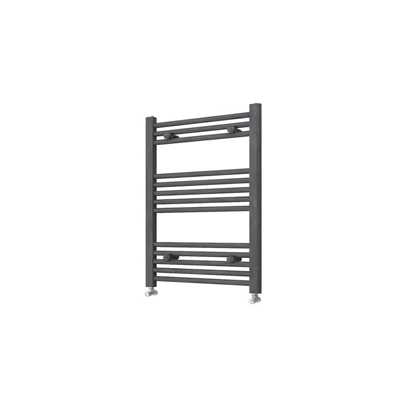 Bathroom Central Heating Towel Rail Straight Designer Anthracite Ladder Radiator Warmer
