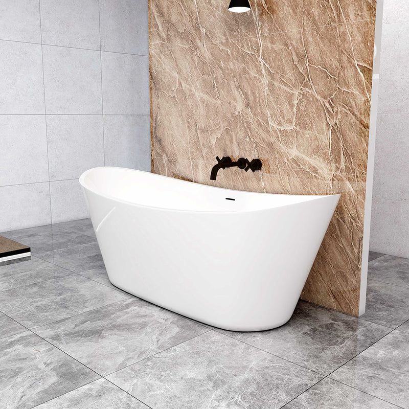 Bathroom Freestanding Double Ended Bath Bathtub 1700x720mm