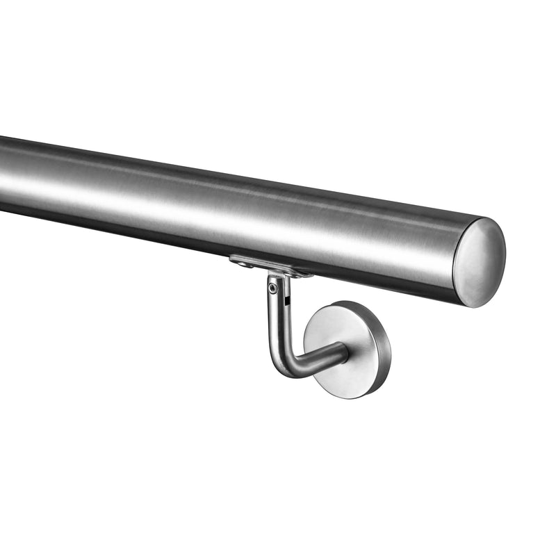 Stair Steps 304 Stainless Steel Handrail for Wall Mount Pipe Stair Handrail