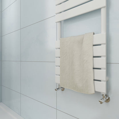    Flat-Panel-White-Heated-Towel-Rail-ladder-Radiator-detail
