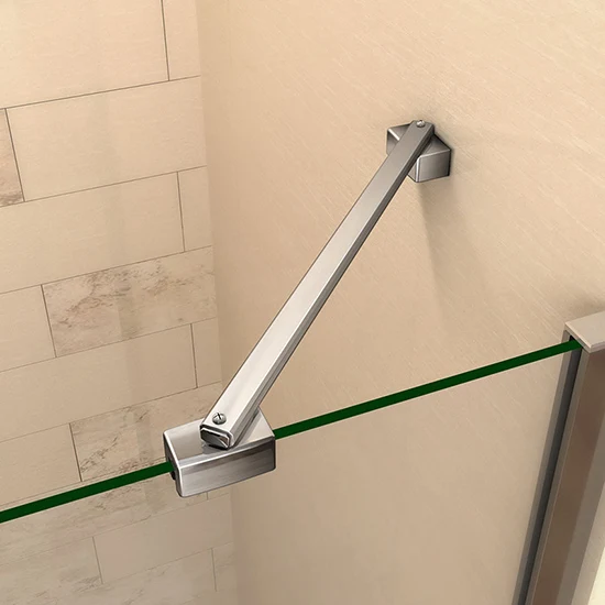 AICA Shower enclosure corner entry bifold pivot door D